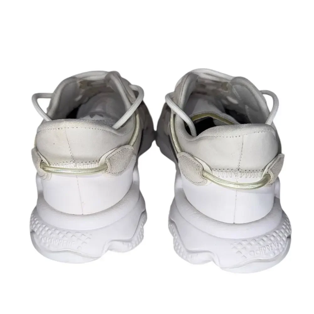 Adidas Ozweego Women's Cloud White Lilac Metallic Athletic Sneakers Shoes Size 7